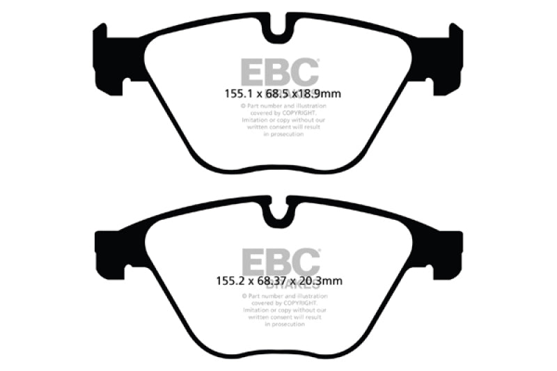 EBC Disc Brake Pad Set DP42103R Photo - Primary