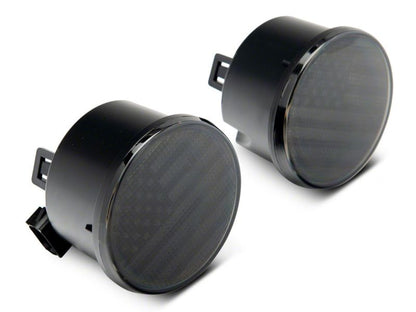 Raxiom Axial Series Turn Signal Lights Old Glory 07-18 Jeep Wrangler JK J165072 J165072 Photo - Close Up