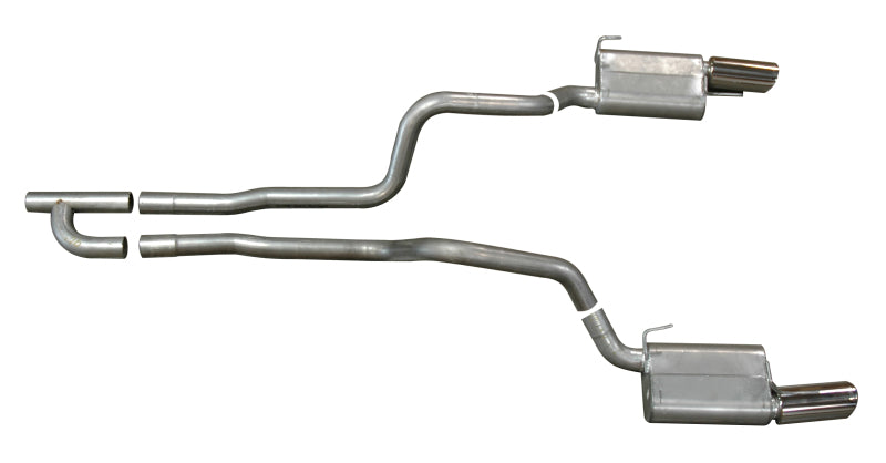 Gibson 05-10 Ford Mustang Base 4.0L 2.5in Cat-Back Dual Exhaust - Stainless 619005 619005 Photo - Primary