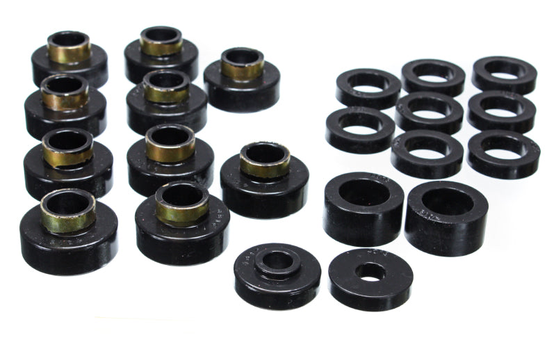 Energy Suspension Body Mount Set Black Jeep CJ5 All 1980-1983 2.4102G Photo - Primary