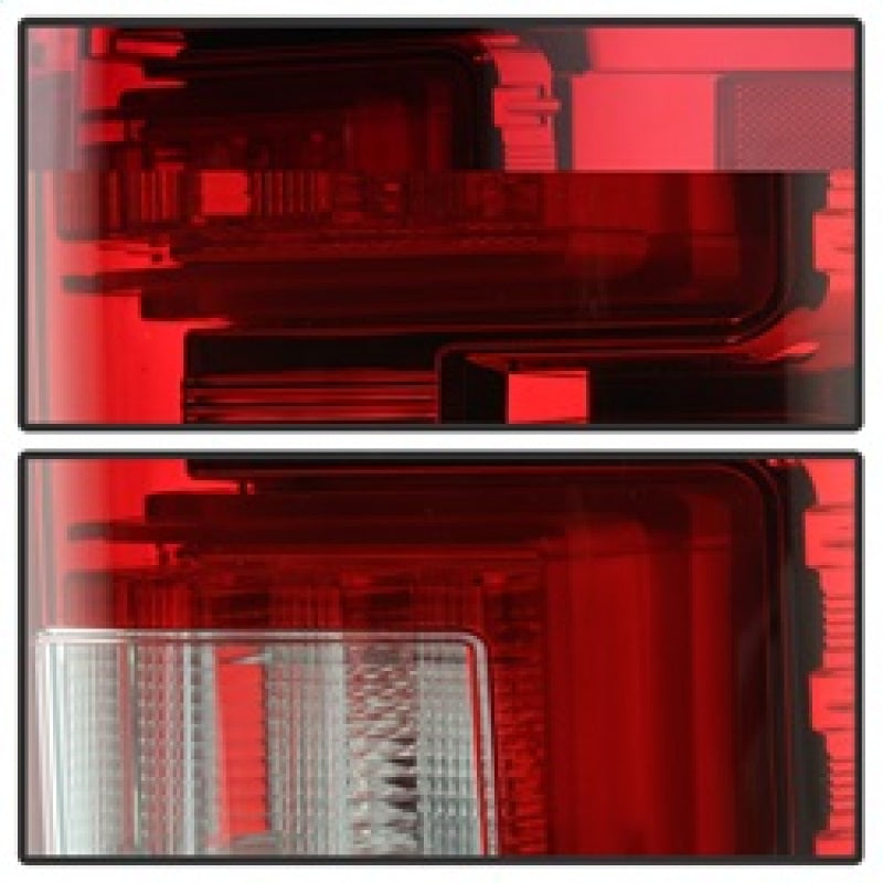 Spyder Ford F150 2015-2017 Light Bar LED Tail Lights - Red Clear ALT-YD-FF15015-LBLED-RC 5083692 5083692 Photo - Unmounted