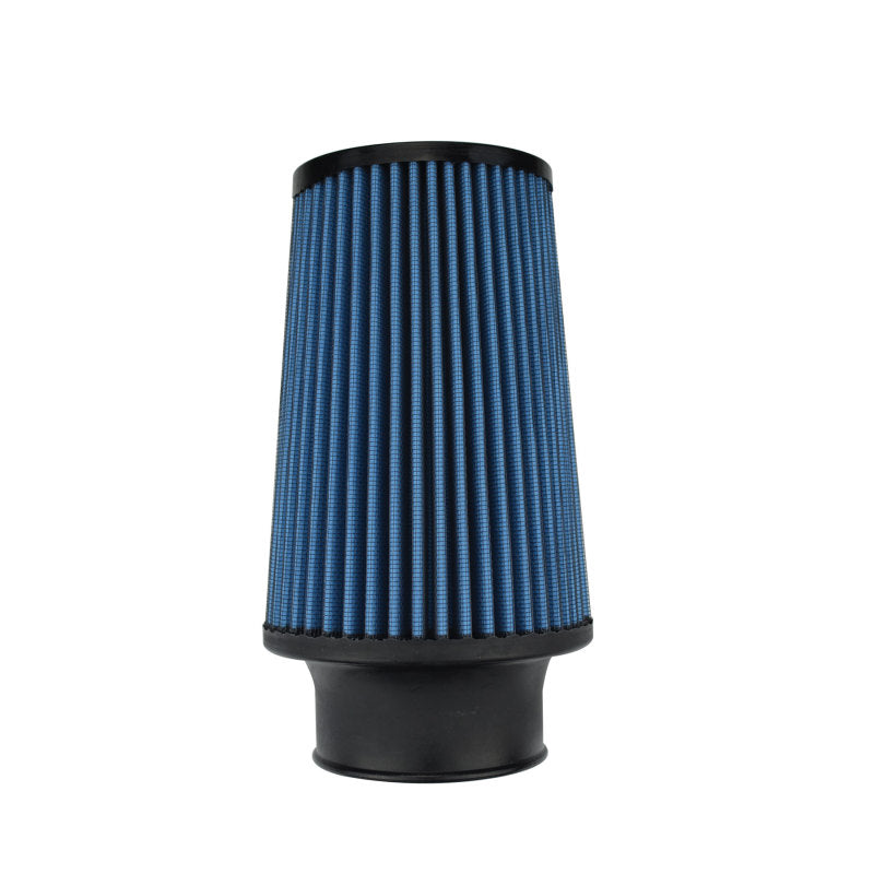 Injen NanoWeb Dry Air Filter 3.00in Neck 5.00in Base 7.00in Tall 4.00in Top 45 Pleats 9.05in Height X-1078-BB X-1078-BB Photo - Primary