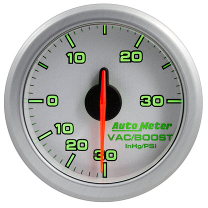Autometer 2-1/16" Boost/Vac, 30 IN HG/30 Psi, Airdrive, Silver 9159-UL User 4