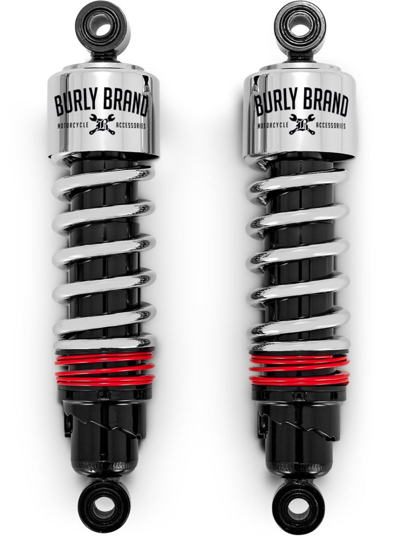 Burly Brand Slammer Shocks XL - Chrome B28-1206 B28-1206 User 1