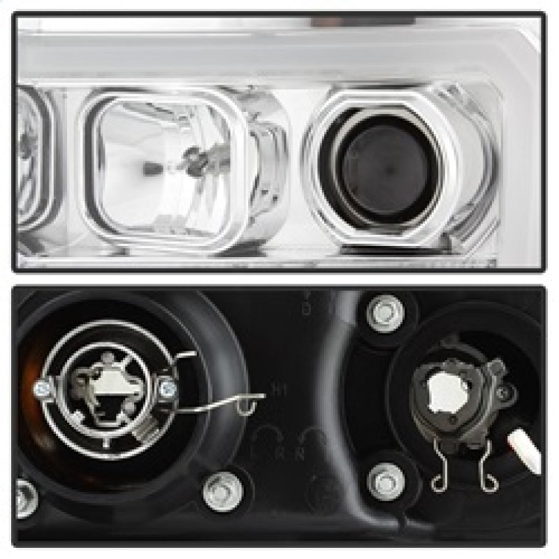 Spyder GMC Sierra 1500/2500/3500 07-13 V2 Projector Headlights - Chrome PRO-YD-GS07V2-LBDRL-C 5083647 5083647 Photo - Unmounted