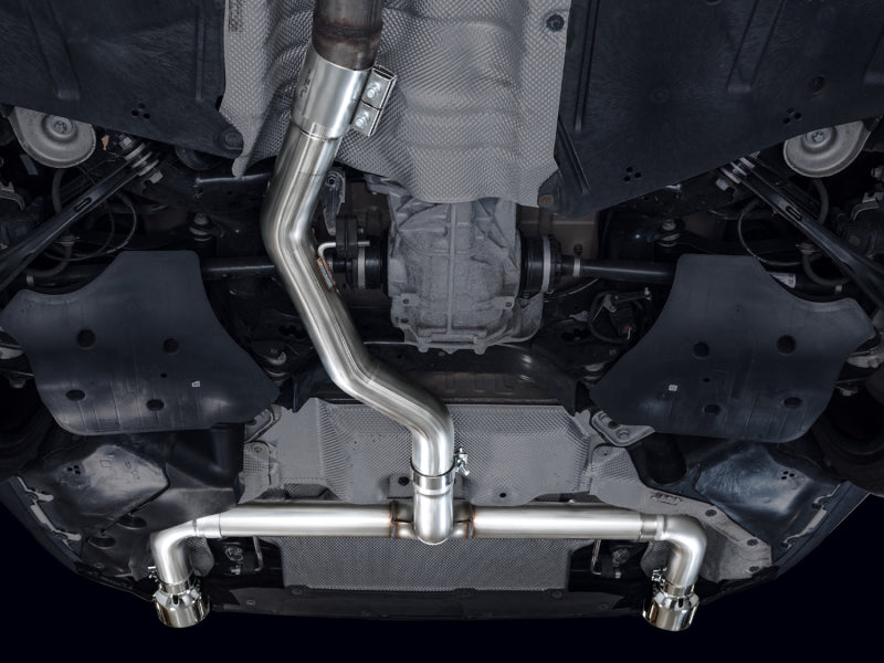 AWE Tuning AWE 19-23 BMW 330i / 21-23 BMW 430i Base G2X Track Edition Axle Back Exhaust - Chrome Silver 3020-32429 3020-32429 Photo - Mounted