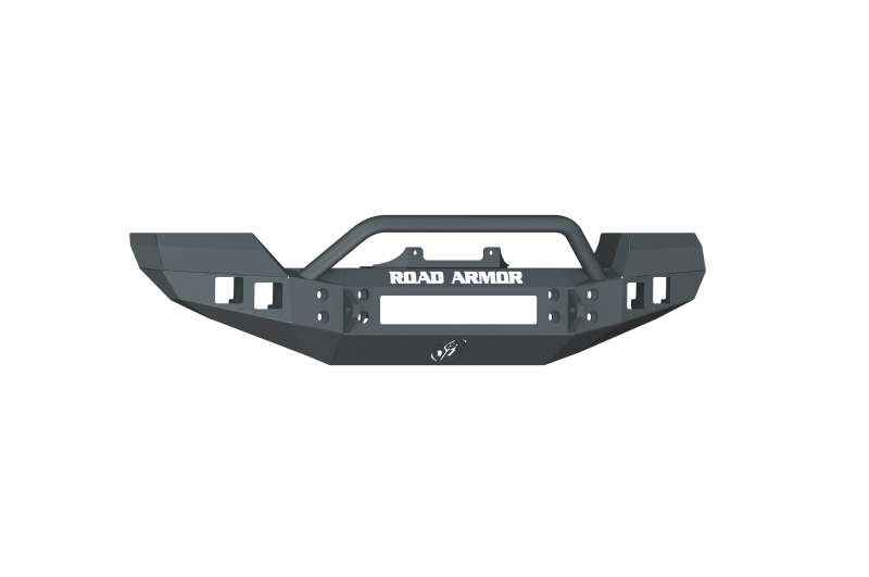 Road Armor 07-18 Jeep Wrangler JK Stealth Front Winch Bumper w/Pre-Runner Guard - Tex Blk 512R4B 512R4B Photo - Primary