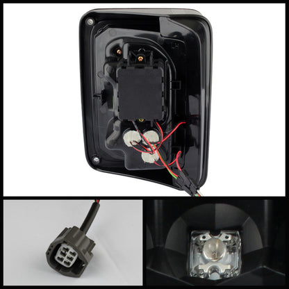 Spyder Jeep Wrangler 07-15 LED Tail Lights Black ALT-YD-JWA07-LED-BK 5070395 5070395 User 1
