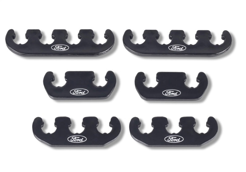 Ford Racing Wire Dividers 4 to 3 to 2 - Black w/ White Ford Logo 302-641