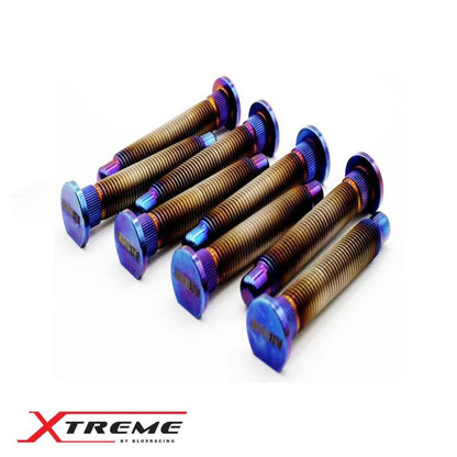 BLOX Racing Titanium Extended Wheel Studs M12X1.5mm 8Pcs Honda Fitment - Burnt BXAC-00176-B BXAC-00176-B User 1