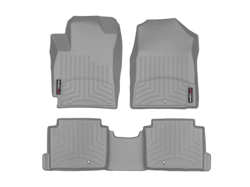 WeatherTech WT FloorLiner - Front - Grey Floor Mats Floor Mats - Rubber main image