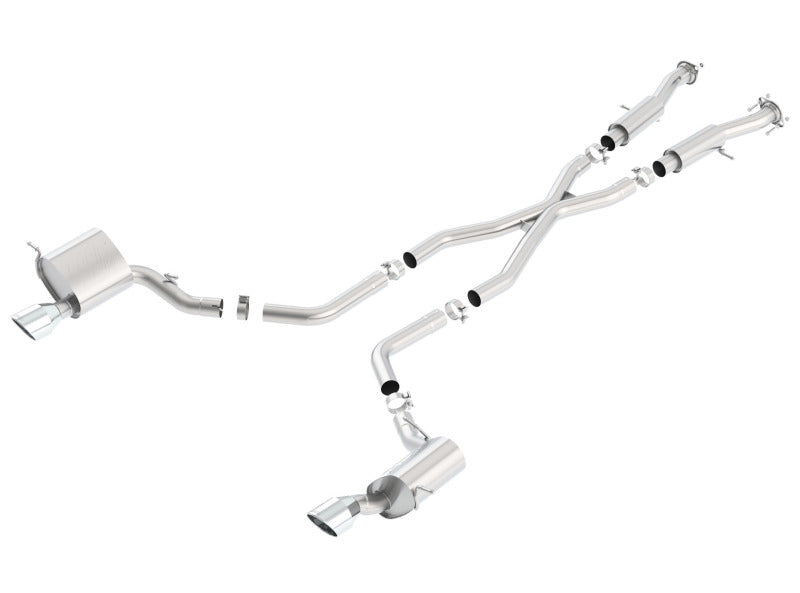 Borla 2015 Jeep Grand Cherokee SRT8 ATAK Dual Round Rolled Exit Catback Exhaust 140633 140633 Photo - Primary