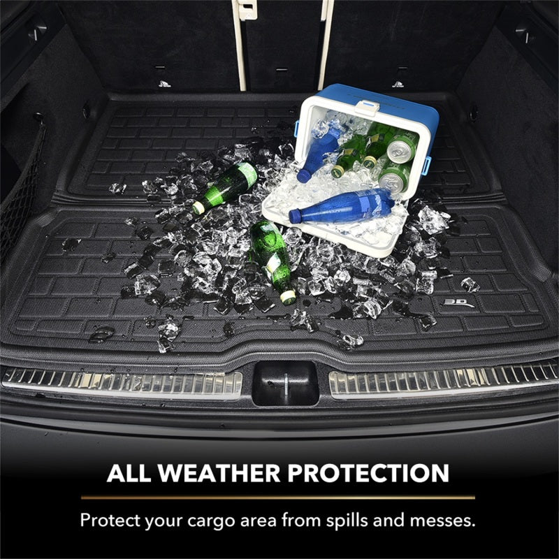 3D MAXpider 2021 Chevrolet Tahoe / GMC Yukon Behind R3 Seatback Protector Cargo Liner - Black M1CH0931309 M1CH0931309 Photo - Mounted