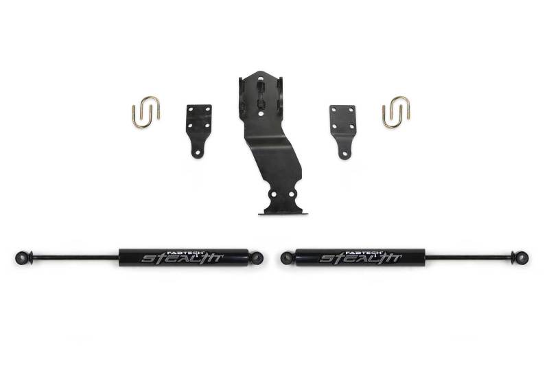 Fabtech 17-20 Ford Superduty 4WD Stealth Dual Steering Stabilizer Kit FTS22302 FTS22302 Photo - Primary