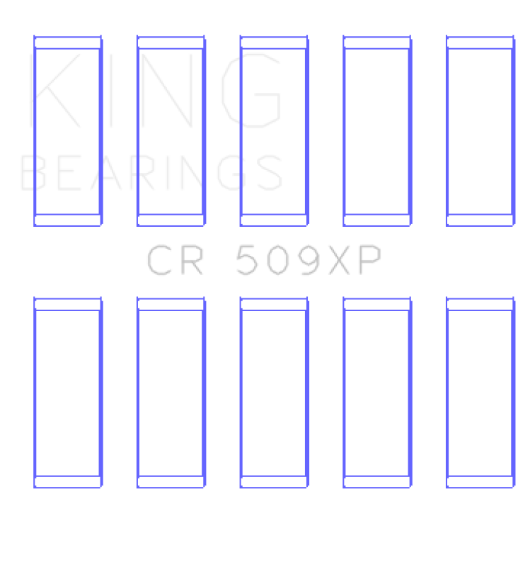 King Engine Bearings King Volvo 850 Connecting Rod Bearing Set CR509XP CR509XP Photo - Primary