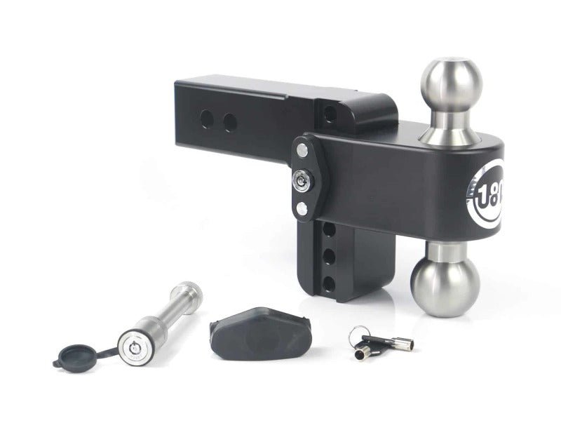 Weigh Safe 180 Hitch 4in Drop Hitch & 2.5in Shank (10K/18.5K GTWR) w/WS05 - Black Cerakote LTB4-2.5-KA-CER-BLA LTB4-2.5-KA-CER-BLA User 1