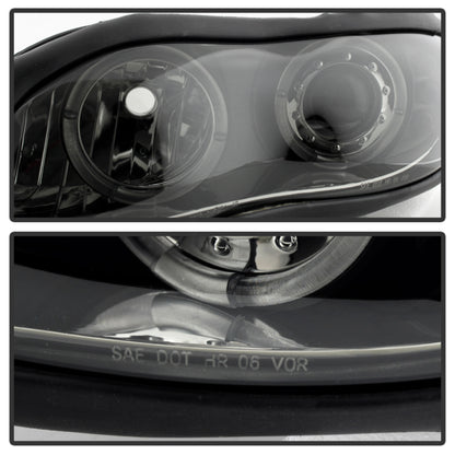 Spyder Chevy Camaro 98-02 Projector Headlights LED Halo LED Blk Smke - Low H1 PRO-YD-CCAM98-HL-BSM 5078261 5078261 User 1