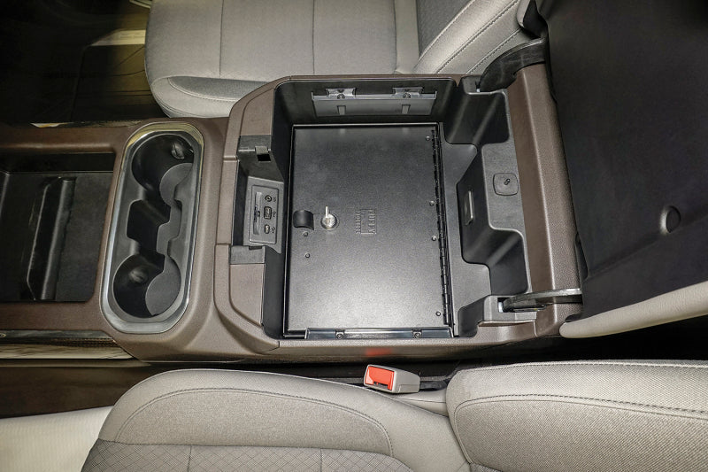 Tuffy Products Tuffy Console Safe W/ Combo Lock For Chevrolet Silverado And Gmc Sierra W/ Flow Thru Console 356-01-A 356-01-A Photo - Mounted