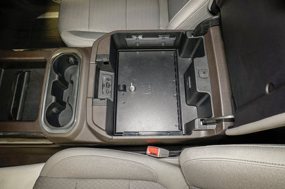 Tuffy Products Tuffy Console Safe W/ Combo Lock For Chevrolet Silverado And Gmc Sierra W/ Flow Thru Console 356-01-A 356-01-A Photo - Mounted