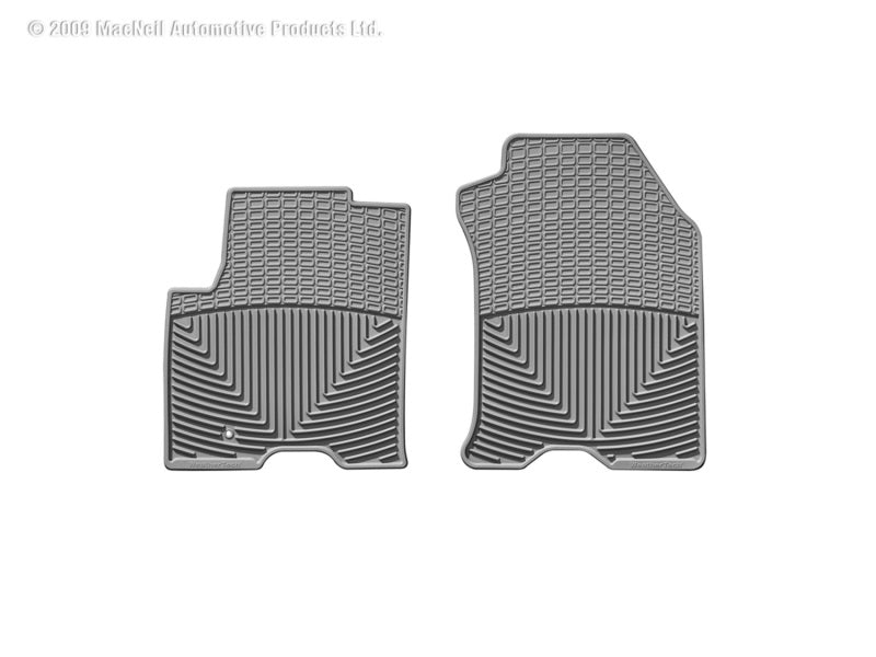 WeatherTech WT Rubber Mats - Front - Grey Floor Mats Floor Mats - Rubber main image