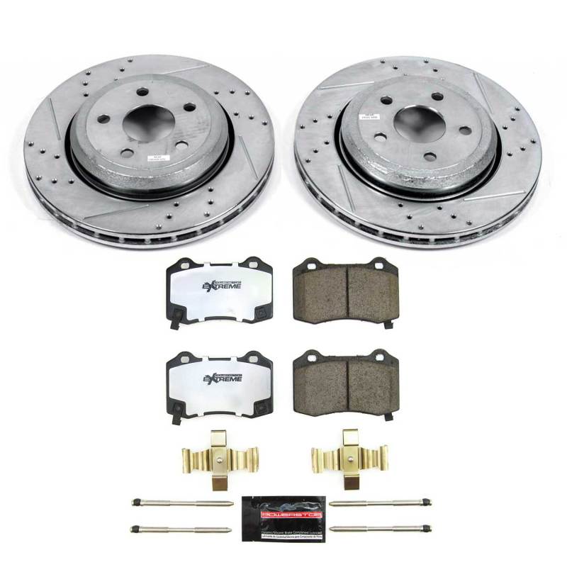 PowerStop Power Stop 18-21 Jeep Grand Cherokee Rear Z26 Street Brake Kit K8758-26