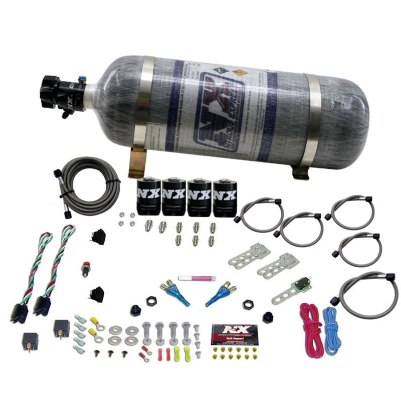 Nitrous Express Dodge EFI Dual Stage Nitrous Kit (50-150HP x 2) w/Composite Bottle 20324-12 20324-12 Photo - Primary