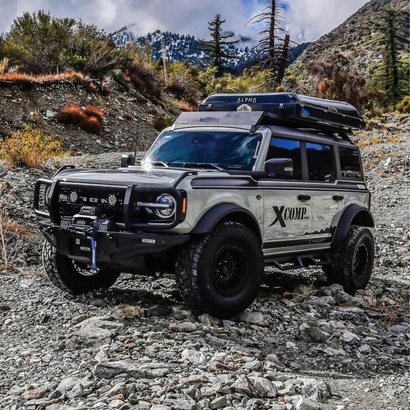 Westin 21-23 Ford Bronco (Excl. Bronco Sport) w/ XTS Front Bumper Brush Guard - Textured Black 59-761255 59-761255 Photo - Mounted