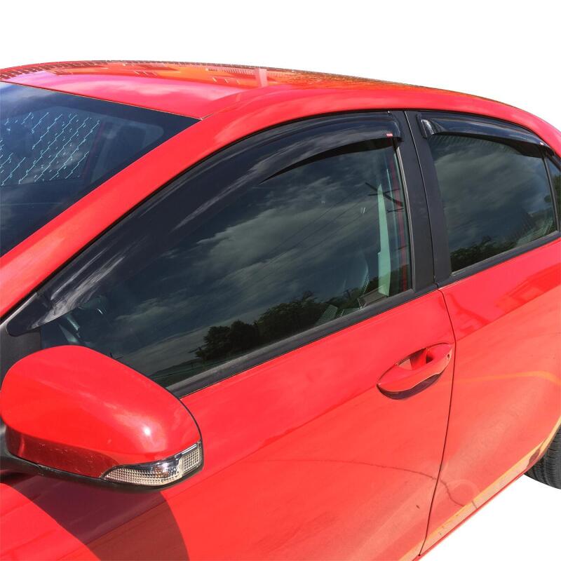 Westin 2014-2018 Toyota Corolla Wade Slim Wind Deflector 4pc - Smoke 72-88448 72-88448 Photo - Mounted