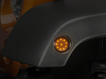Raxiom 07-18 Jeep Wrangler JK LED Side Marker Lights- Smoked J106752 J106752 Photo - Primary