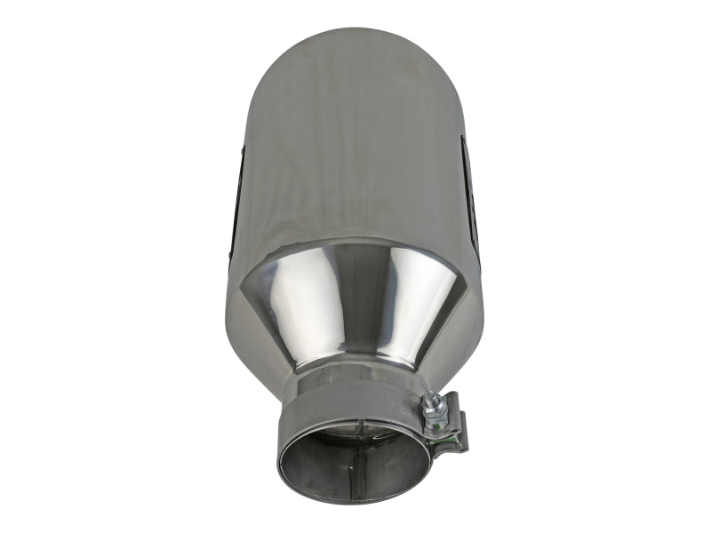 aFe Power MACH Force-Xp 304 Stainless Steel Clamp-on Exhaust Tip - Polished 49T40801-P15 49T40801-P15 Photo - Unmounted