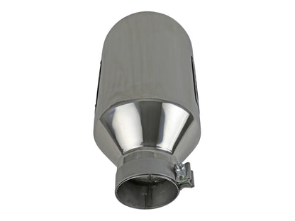 aFe Power MACH Force-Xp 304 Stainless Steel Clamp-on Exhaust Tip - Polished 49T40801-P15 49T40801-P15 Photo - Unmounted