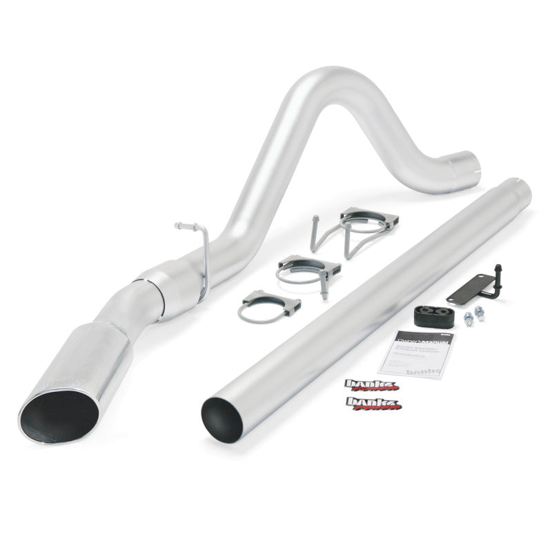 Banks Power 08-10 Ford 6.4L ECSB/CCSB (SWB) Monster Exhaust System - SS Single Exhaust w/ Chrome Tip 49780 49780 Photo - Primary