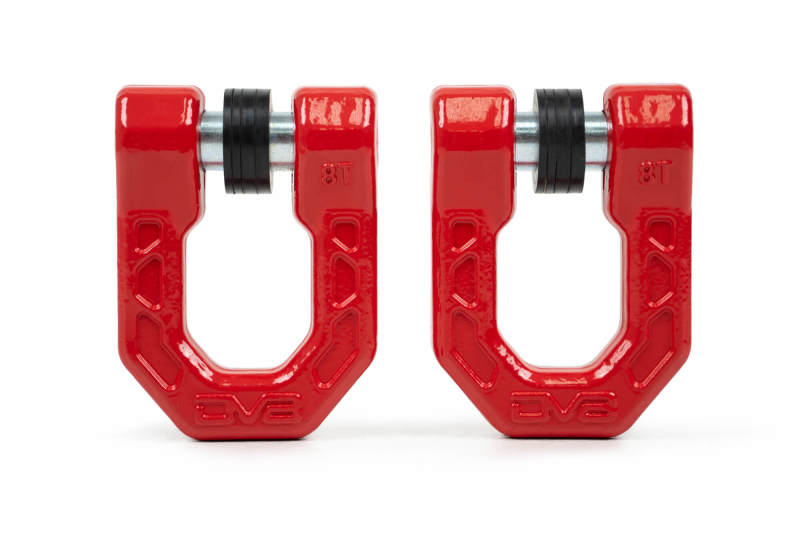 DV8 Offroad Elite Series D-Ring Shackles - Pair (Red) UNSK-01RD UNSK-01RD Photo - Unmounted