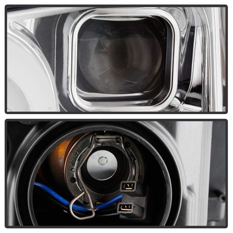Spyder Signature Ford F150 18-19 (Halogen Model) Proj. Headlights - Chrome (PRO-YD-FF15018-LBSEQ-C) 5086631 5086631 Photo - Unmounted
