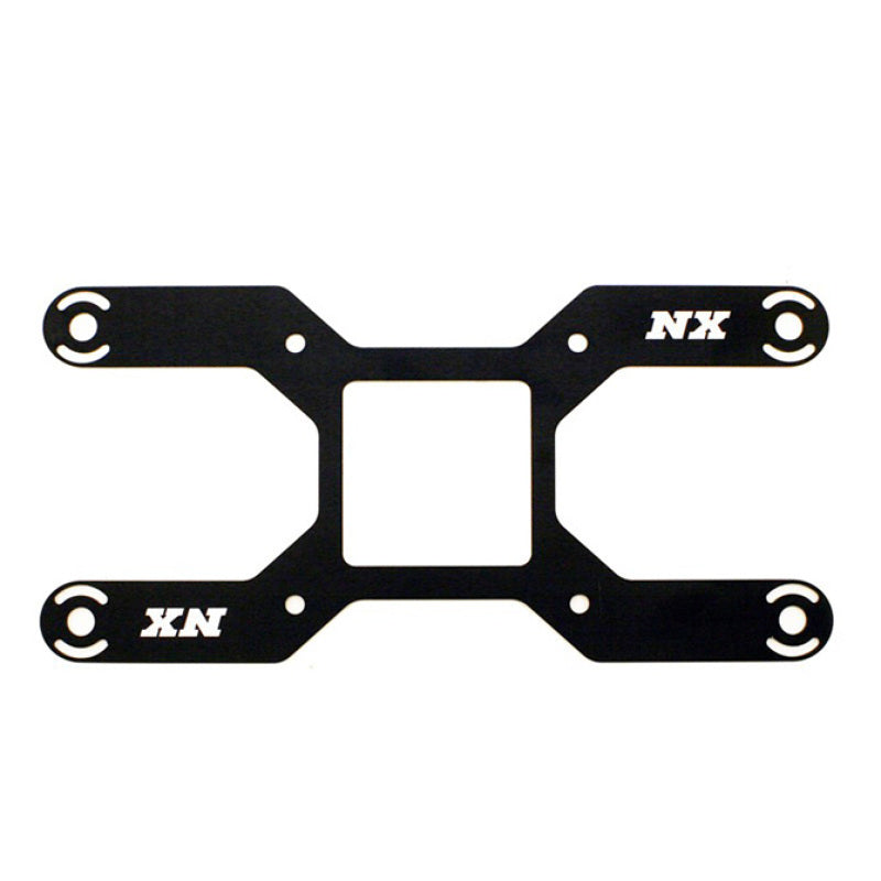 Nitrous Express Carb Plate Solenoid Bracket For 4150 (4 solenoids) 15728D Photo - Primary