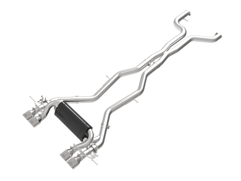 aFe 23-25 BMW M2 L6-3.0L (G87) MACH Force-Xp Cat-Back Exhaust w/ Polished Tip 49-36353-P 49-36353-P Photo - Primary