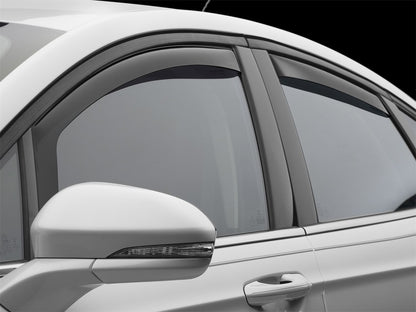 WeatherTech 13+ Ford Fusion Front and Rear Side Window Deflectors - Dark Smoke 82732 Photo - Mounted