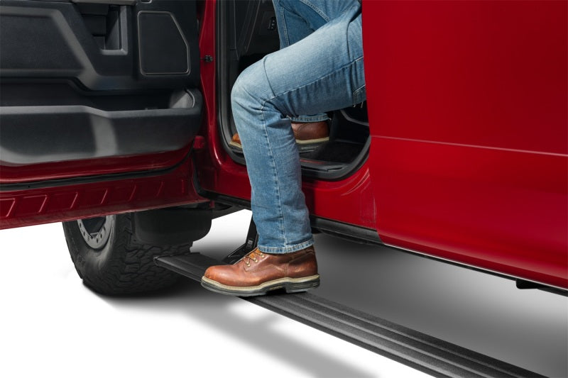 AMP Research 2022 Ford F250/350/450 (Sync 3 Models ONLY) Power Step Smart Series Running Board 86236-01A 86236-01A Photo - Mounted