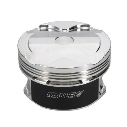 Manley 2018+ Ford Coyote 5.0L 6.75cc Dish 3.667in Bore 12:1 CR 22mm Pin Platinum Ext Duty Pistons 595905CE-8 595905CE-8 Photo - out of package