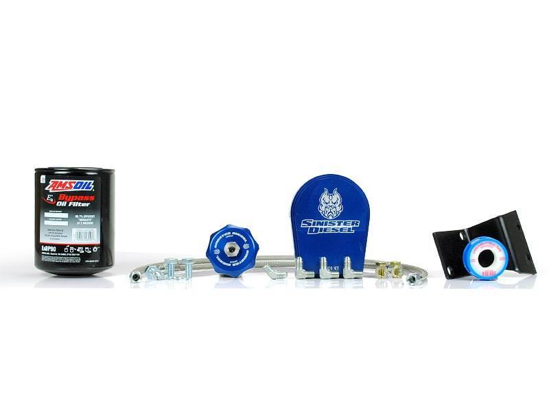 Sinister Diesel 13-18 Ram 2500/3500 6.7L Cummins Bypass Oil Filter System SD-EOF-6.7C-13 SD-EOF-6.7C-13 Photo - Primary