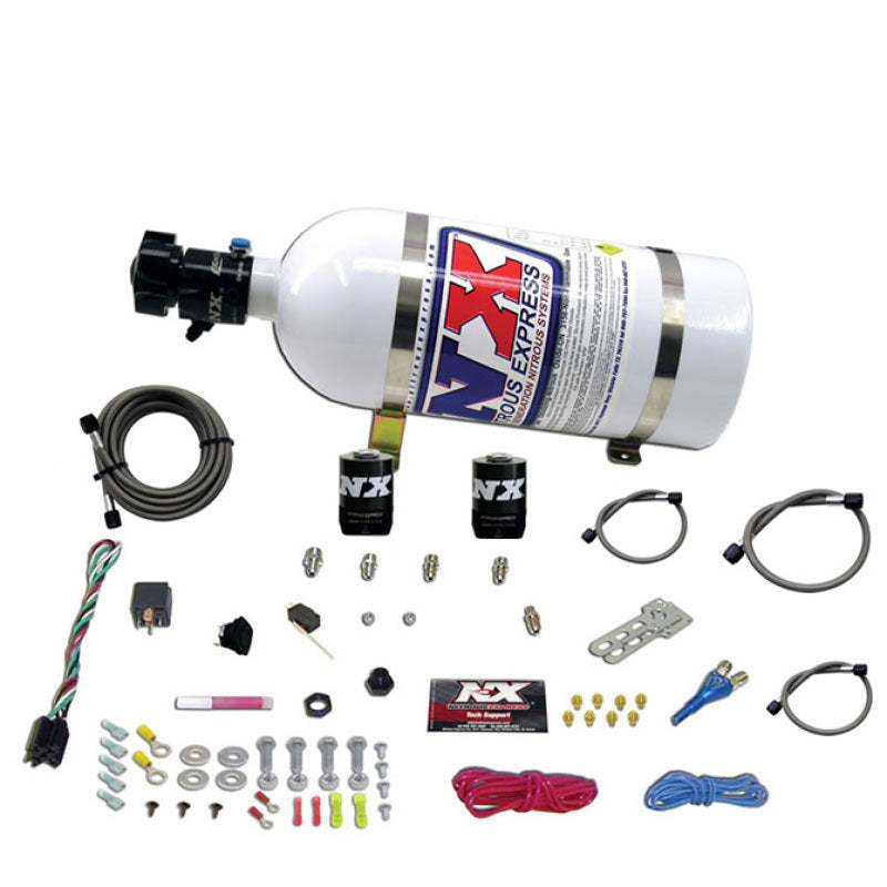 Nitrous Express All Ford EFI Single Nozzle System (35-50-75-100-150 HP) w/ 10LB Bottle 20922-10 Photo - Primary