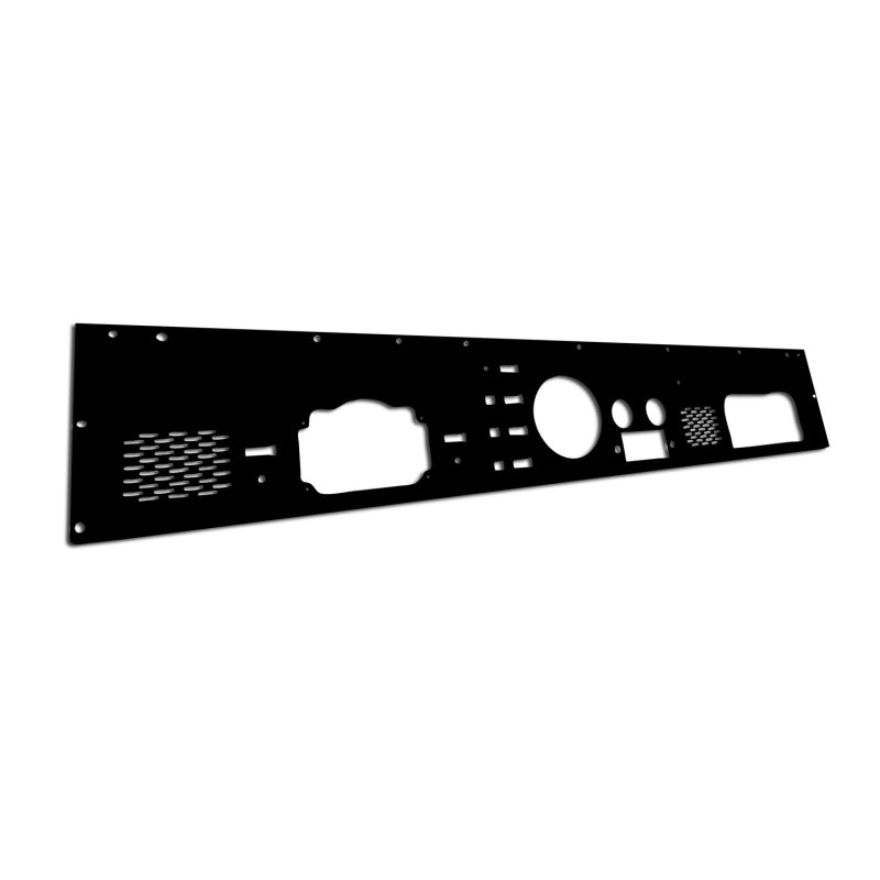 Rugged Ridge Dash Panel Pre-Cut Holes Black 76-86 Jeep CJ 13320.12 13320.12 Photo - Primary