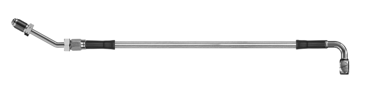 Goodridge 80in Universal Clutch Line w/SS Fittings & Clear Hose - 90Deg Banjo w/M10 Fitting HD3090-1CC-CL80 HD3090-1CC-CL80 Photo - Primary