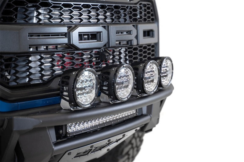 Addictive Desert Designs 17-20 Ford Raptor Pro Bolt-On Front Bumper - Hammer Black L1157021701NA L1157021701NA Photo - Mounted