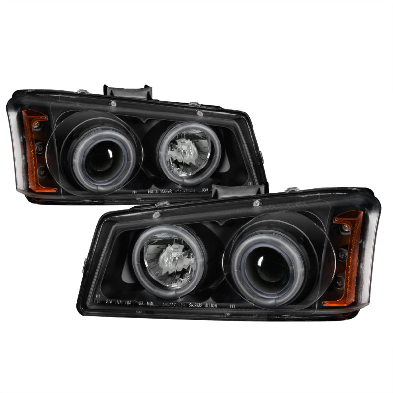 Spyder Chevy Silverado 1500 03-06 Projector HeadlightsCCFLHalo LED Blk High H1 PRO-YD-CS03-CCFL-BK 5030023 5030023 Photo - Primary
