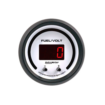 Autometer 52.4mm White Switchable 0-100 Fuel Level/8-18V Voltmeter Phantom Elite Digital Gauge 6709-PH 6709-PH User 2