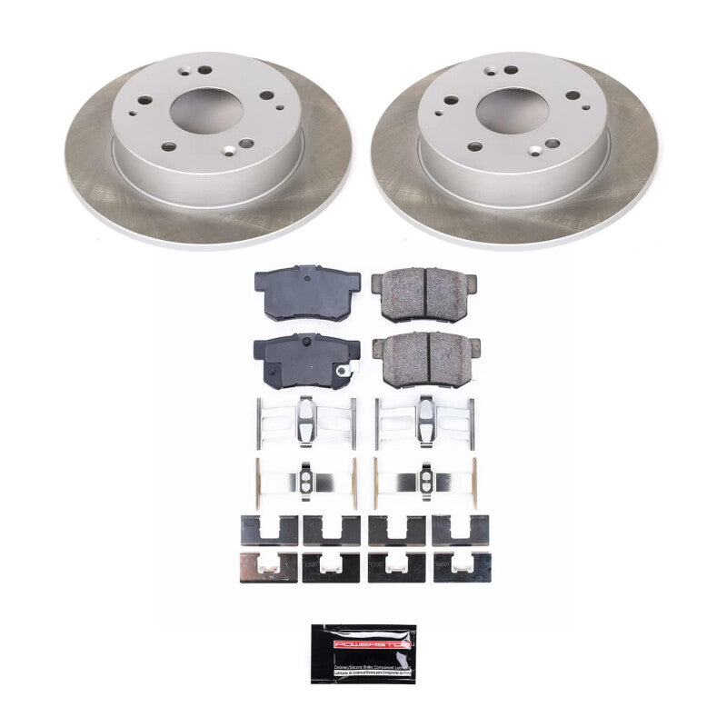 PowerStop Power Stop 04-05 Honda Civic Rear Semi-Coated Rotor Kit SC2270 SC2270 Photo - Primary