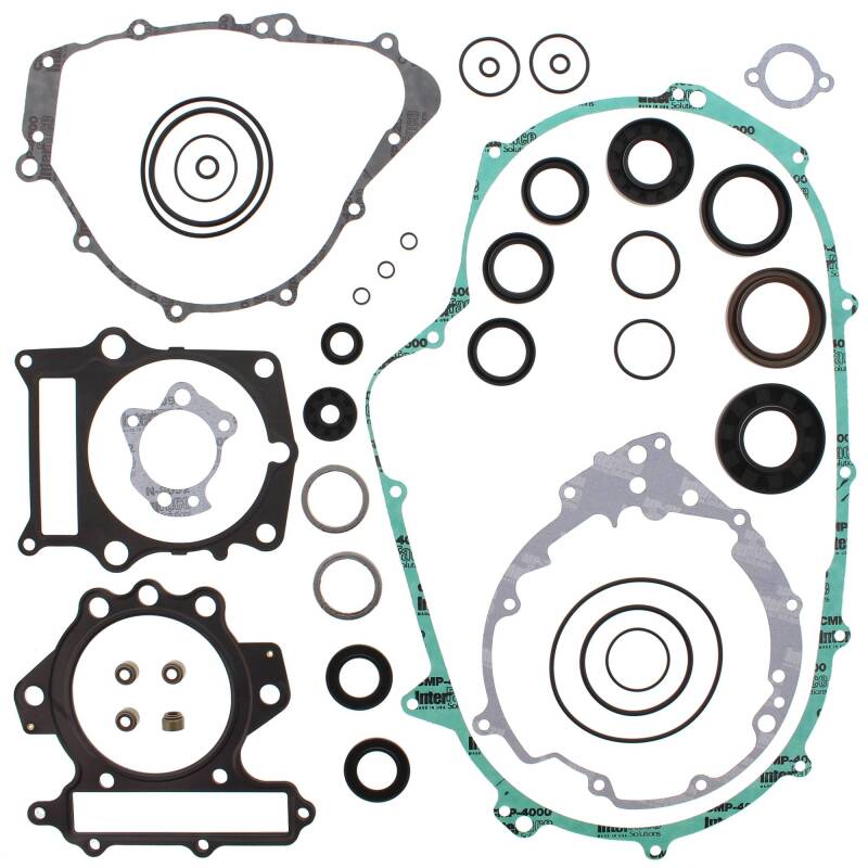 Vertex Pistons Vertex Gaskets 98-01 Yamaha YFM600 Grizzly Complete Gasket Kit w/ Oil Seals 811833 811833 Photo - Primary