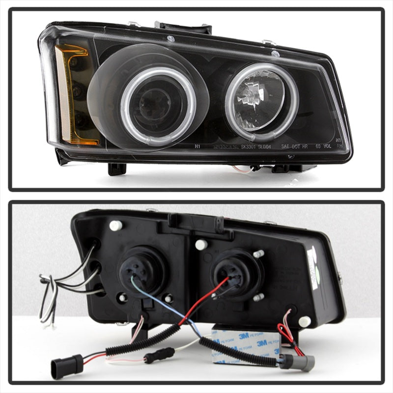 Spyder Chevy Silverado 1500 03-06 Projector HeadlightsCCFLHalo LED Blk High H1 PRO-YD-CS03-CCFL-BK 5030023 5030023 Photo - Unmounted