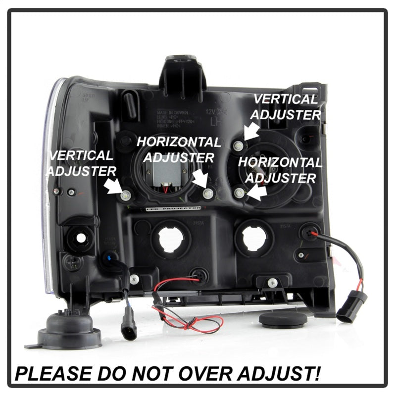 Spyder GMC Sierra 1500/2500/3500 07-13 Denali 08-13 LED Headlights Blk PRO-YD-GS07V2PL-BK 5087522 5087522 Photo - Unmounted